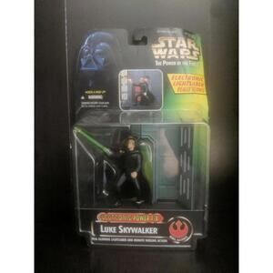 Star Wars The Power of the Force Luke Skywalker Electronic Power F/X 1997 New
